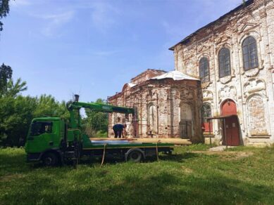 Стройматериалы для храма куплены и доставлены в Курмыш